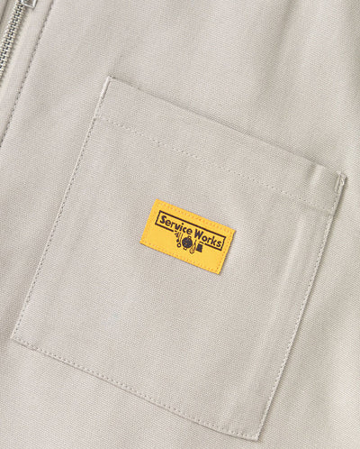 Canvas Work Vest - Stone
