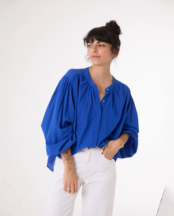 Lena Blouse BLUE