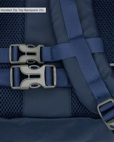 Kiln Hooded Zip Top Backpack NAVY