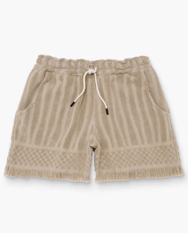Glidea Drizzle Terry Shorts - Sand