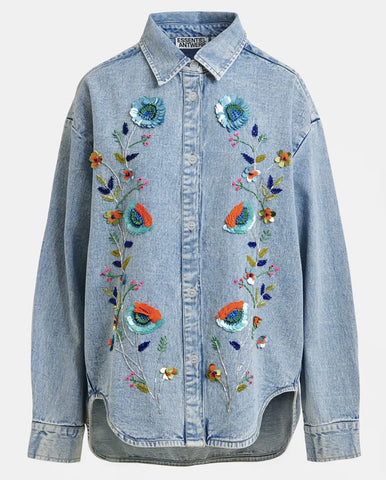 Ibow Bow Shirt - Kingsblue