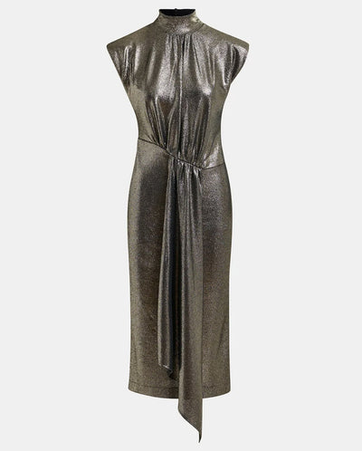 Iquarius Jersey Dress - Silver Lining