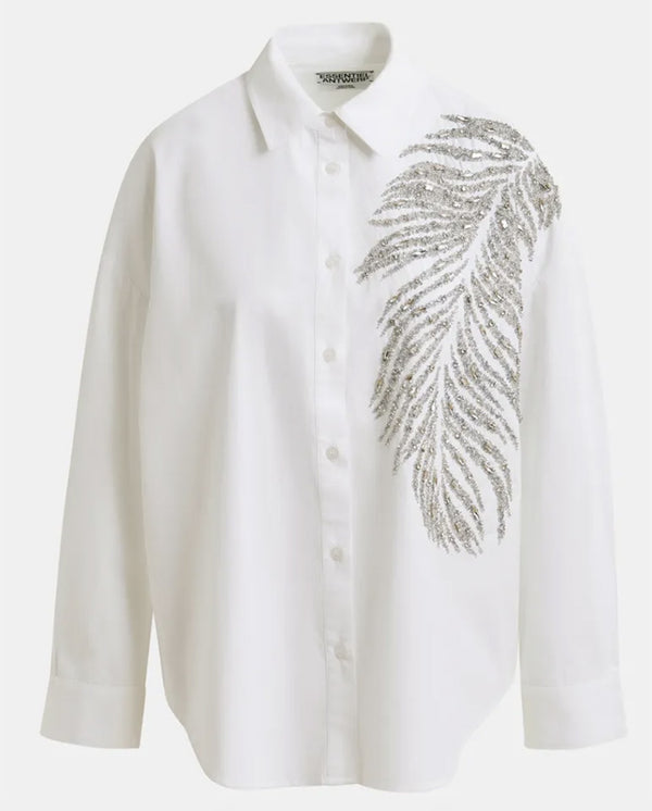 Iliza Embellished Shirt - White