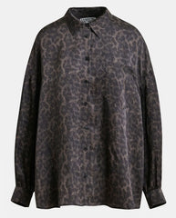 Ilorin Oversized Ruffle Shirt - Black