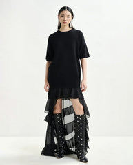 Imaille Knitted Dress Black