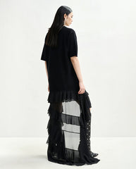 Imaille Knitted Dress Black