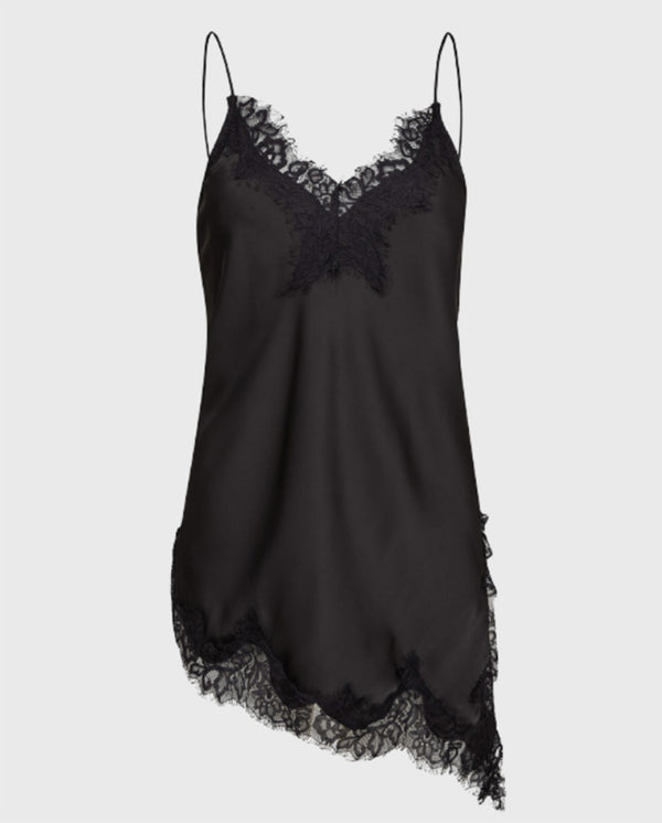 Naomi Asym Lingerie Top BLACK