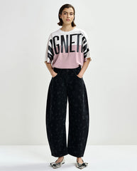 Jo 2 Barrel leg Jean -  Black