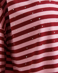 Joste Striped Tee - Forever Blush