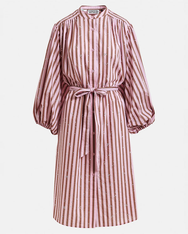 Jodianna Rhinestone Dress - Young Rose Stripe