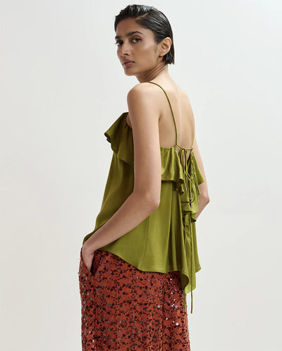 Janielle Strappy Top - Avocado