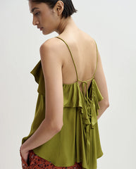 Janielle Strappy Top - Avocado