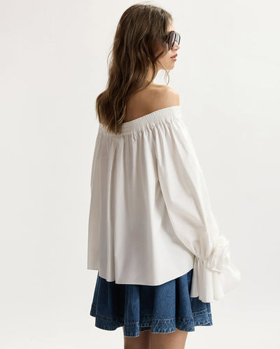 Jofie Off The Shoulder Top - White