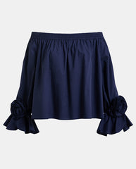 Jofie Off The Shoulder Top - Patriot Blue