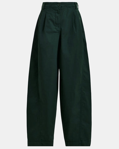 Kurry Barrel Leg Pant - Bottle Green