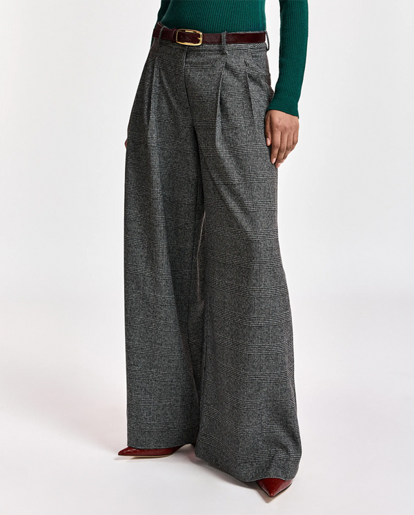 Kollection Wide Leg Pant - Charcoal