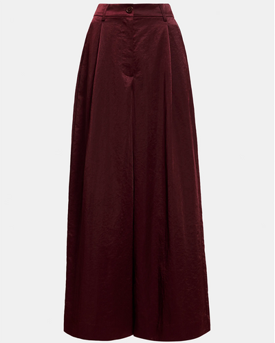 Karmen Wide Leg Pant - Wine Not