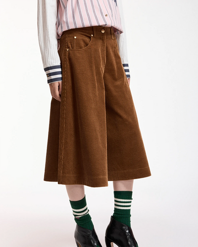 Kigi Corduroy Bermuda - Brown Sugar