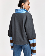 Kantelou Polo Sweatshirt - Steel Pulse