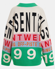 Kreezer Jacquard Cardigan - Off White Mix