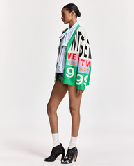Kreezer Jacquard Cardigan - Off White Mix
