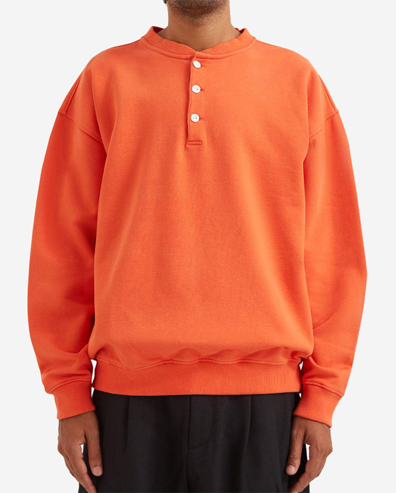 COADY GRANDAD SWEAT - TANGERINE