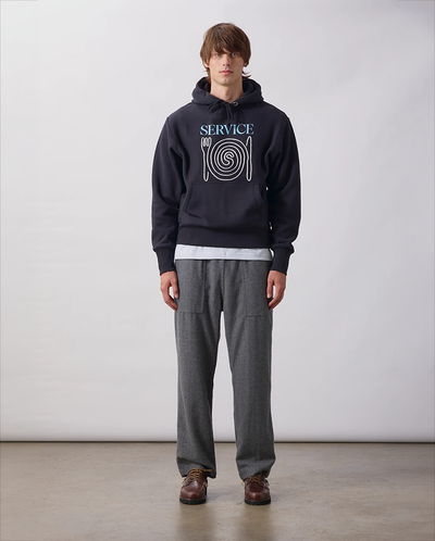 Flannel Chef Pants - Charcoal