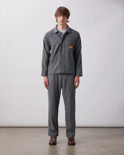 Flannel FOH Overshirt - Charcoal
