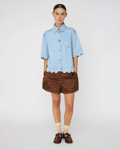 Soft Denim Shirt - Light Blue