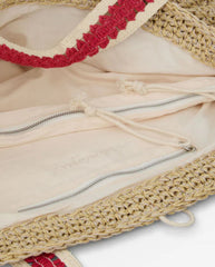 Strawchet Pheobe Bag - Nature/Red