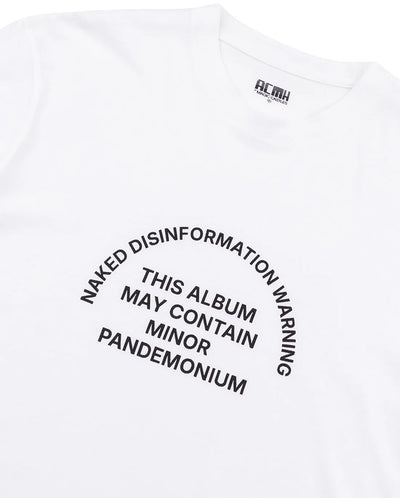 Naked Disinformation Tee - Off White