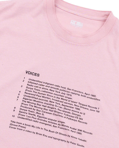 Voices Tee - Soft Pink