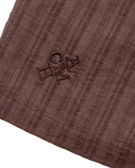 Naked Shirt - Burnt Umber Crinkle Check