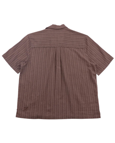 Naked Shirt - Burnt Umber Crinkle Check