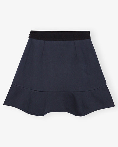 Heavy fleece mini Skirt Sky Captain