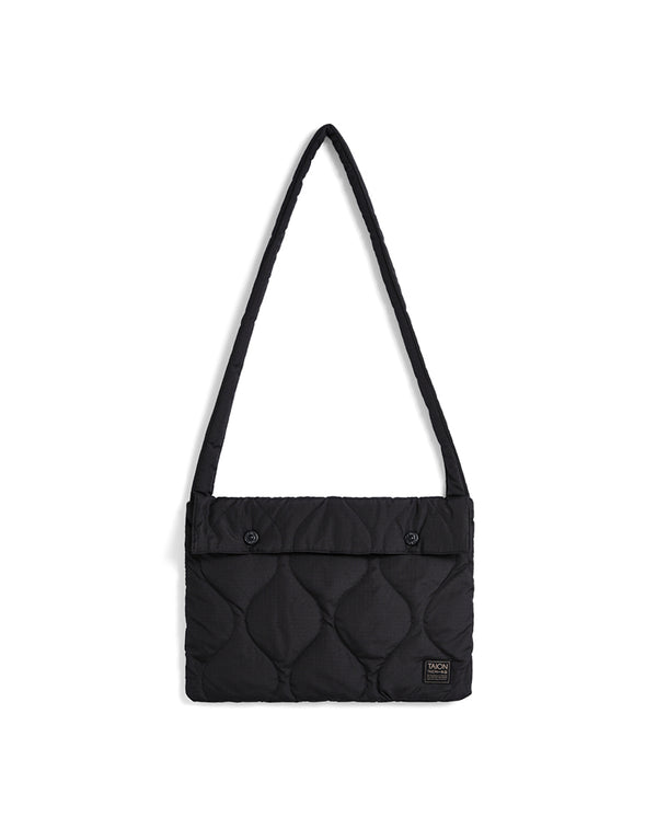 Military Down Sacoche - Black