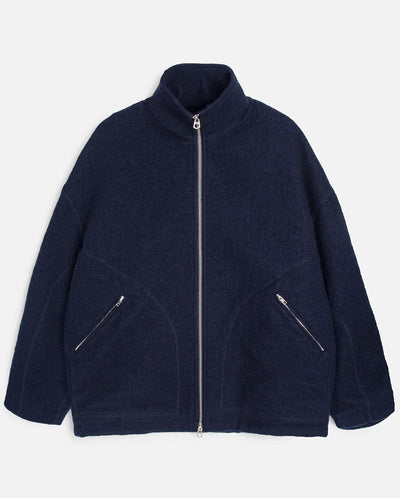 Aaron Zip Jacket - Navy