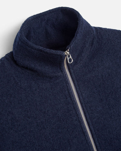 Aaron Zip Jacket - Navy