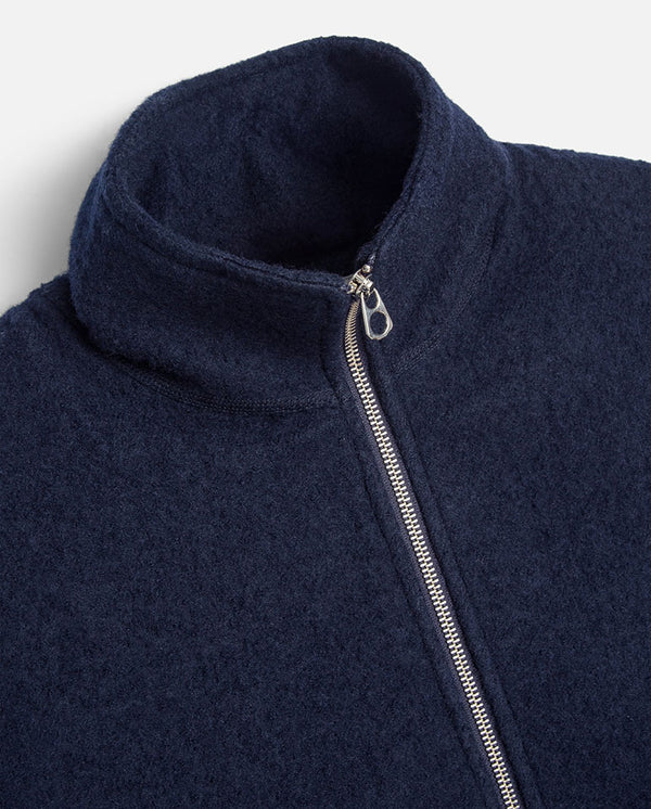 Aaron Zip Jacket - Navy