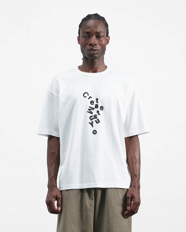 Triple Tee - White Logo Print