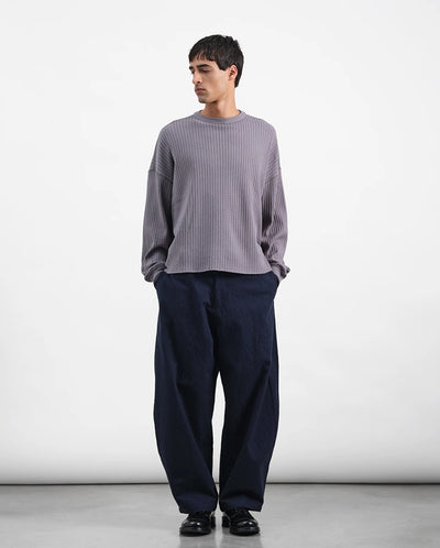 Studio Perforated Sweatshirt - Grey