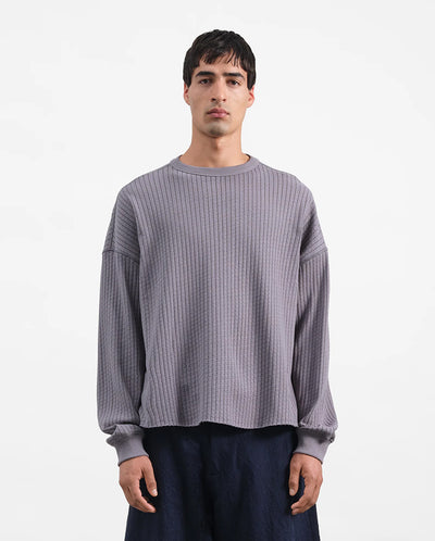 Studio Perforated Sweatshirt - Grey