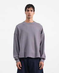 Studio Perforated Sweatshirt - Grey