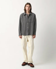 Reverse Tweed snow Check Shirt
