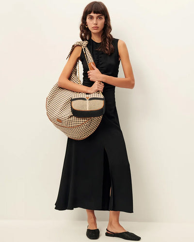 Vana Braided Slingback Black