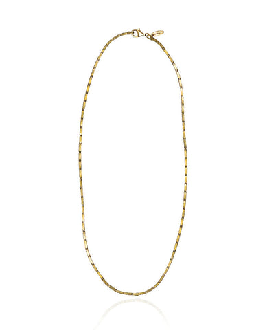 Lukumaki Myrtilo Necklace - Gold with Amethyst