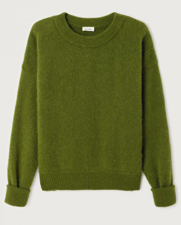Vitow Crew Neck Knit - Pesto