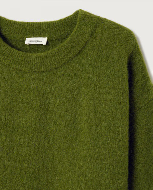 Vitow Crew Neck Knit - Pesto