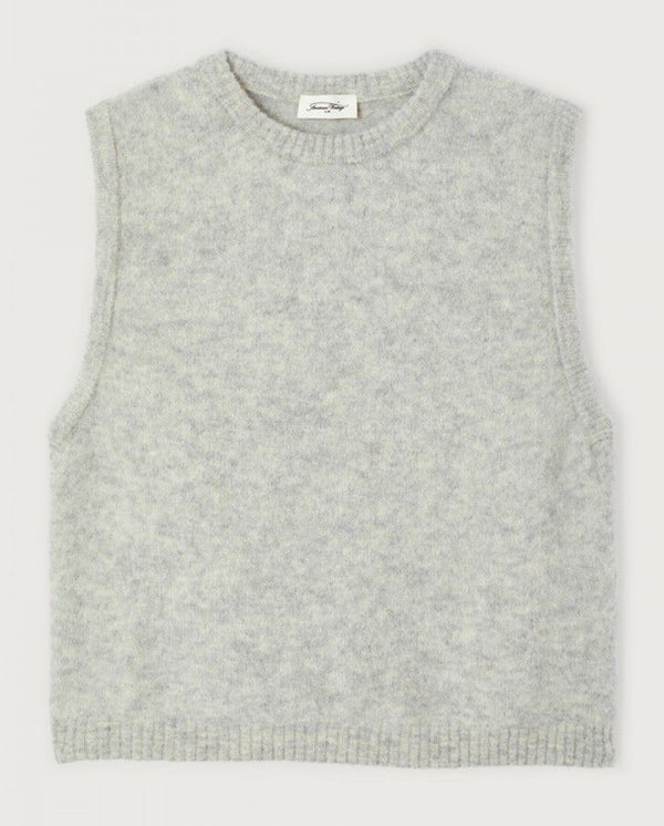 Vitow Sleeveless Knit- Grey