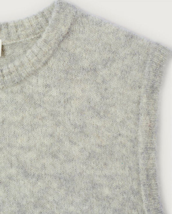 Vitow Sleeveless Knit- Grey